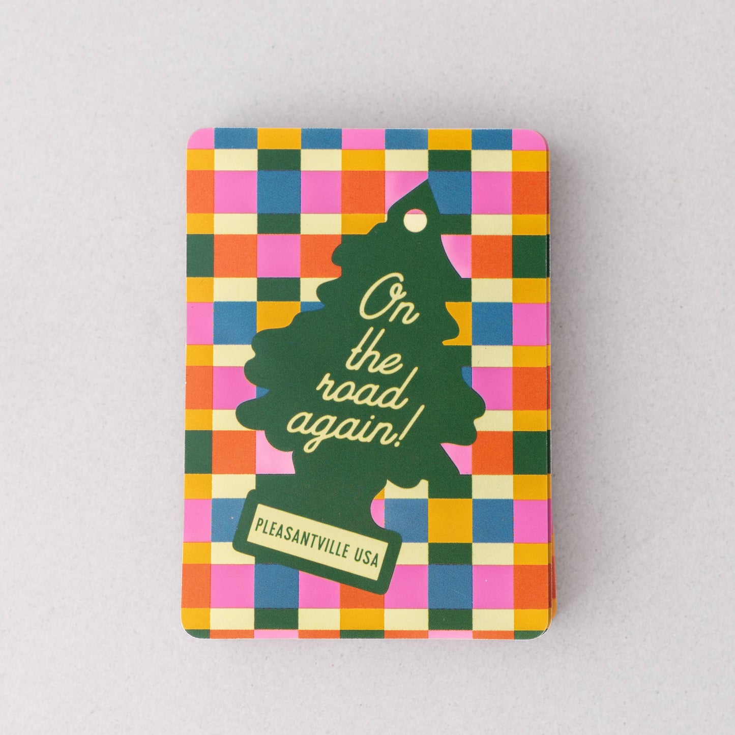 Colorful Plaid Waterproof Playing Cards