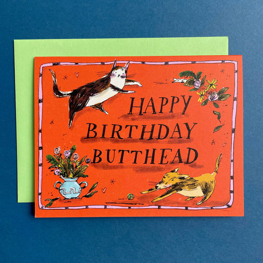 Birthday Butthead card
