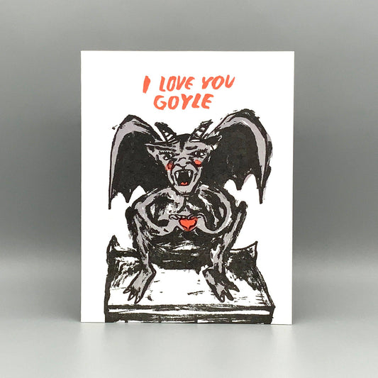 I Love You Goyle card