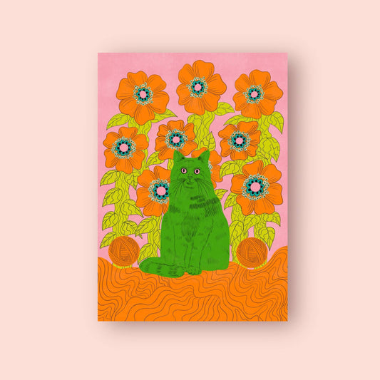 Andy the Cat print