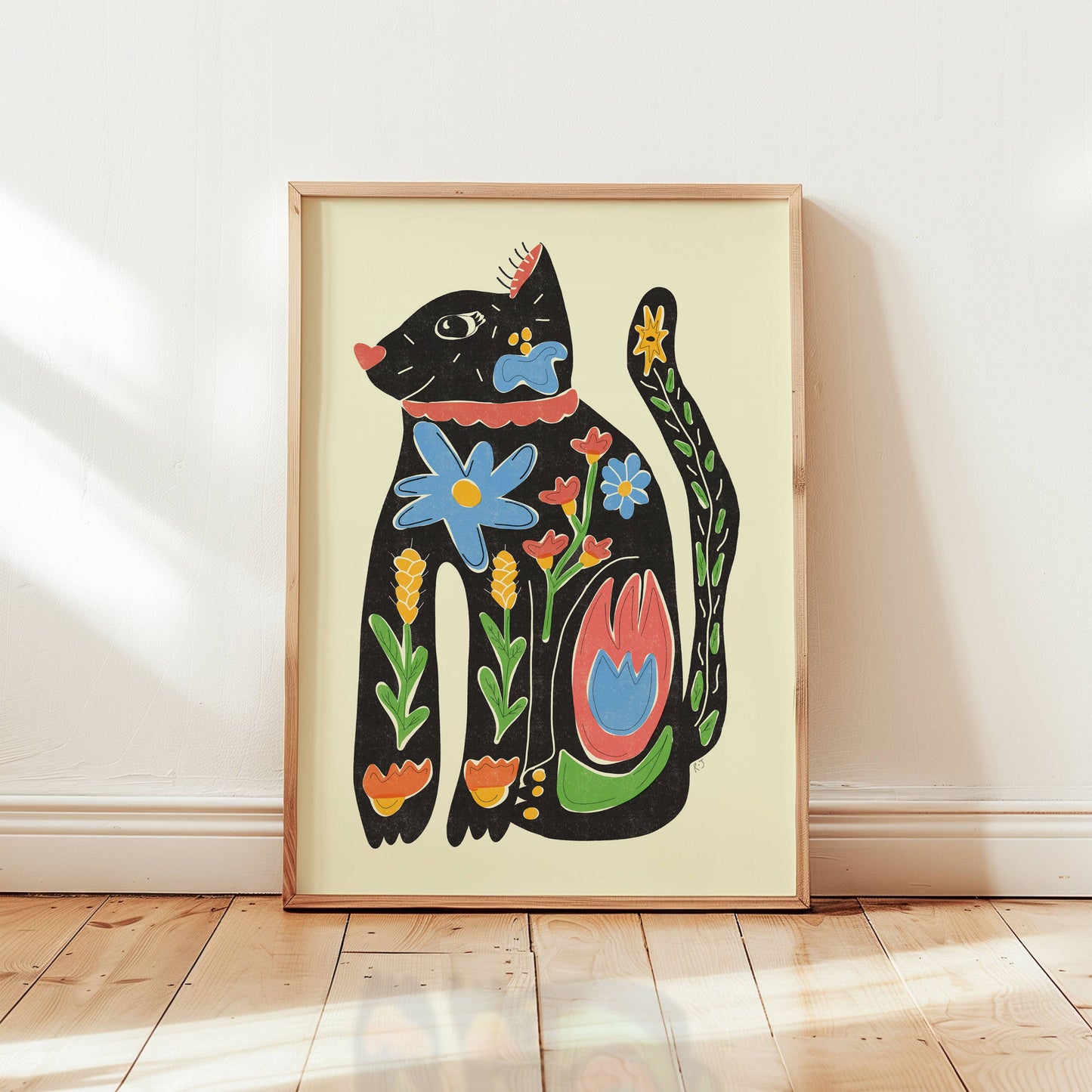 Funky Cat print