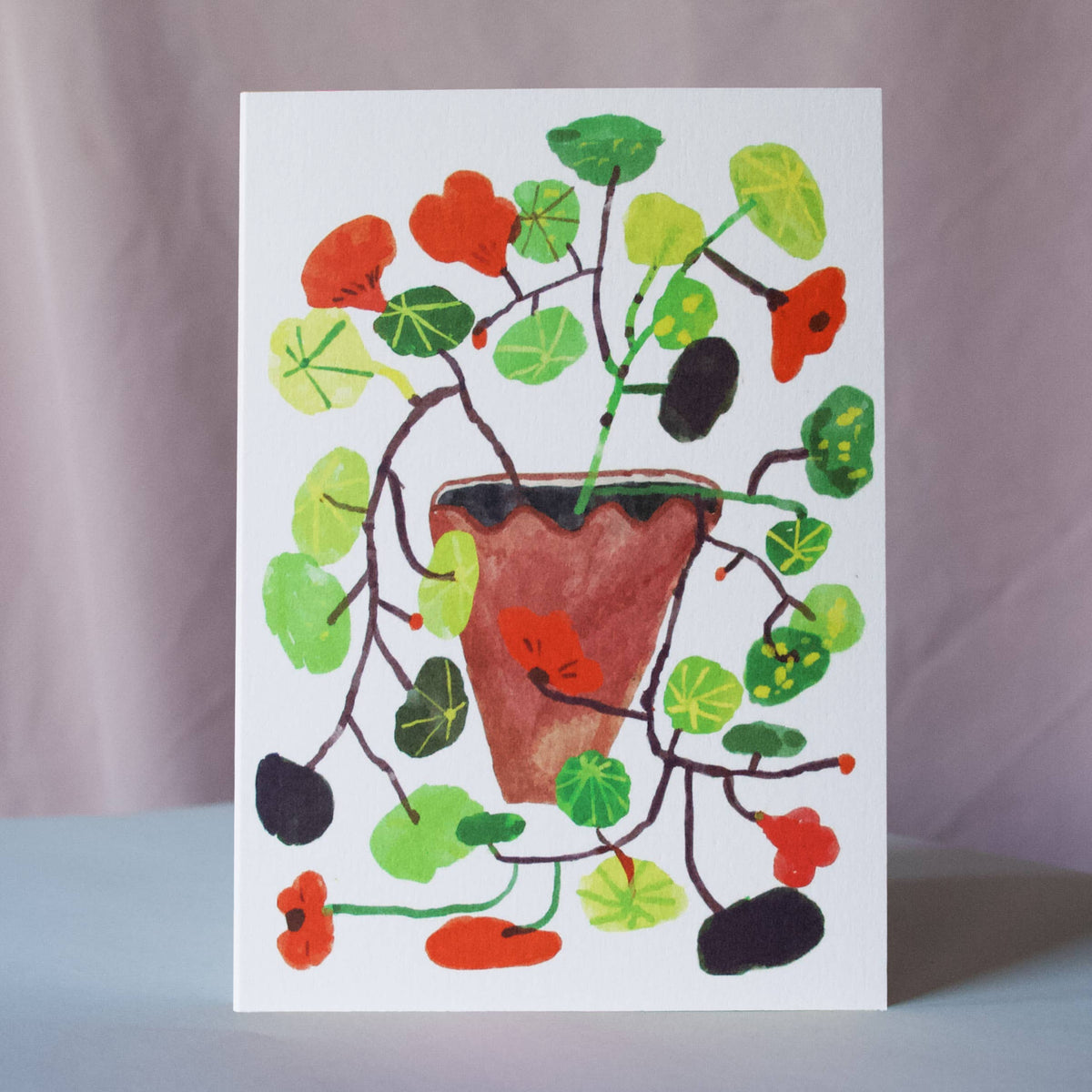 Nasturtium Card