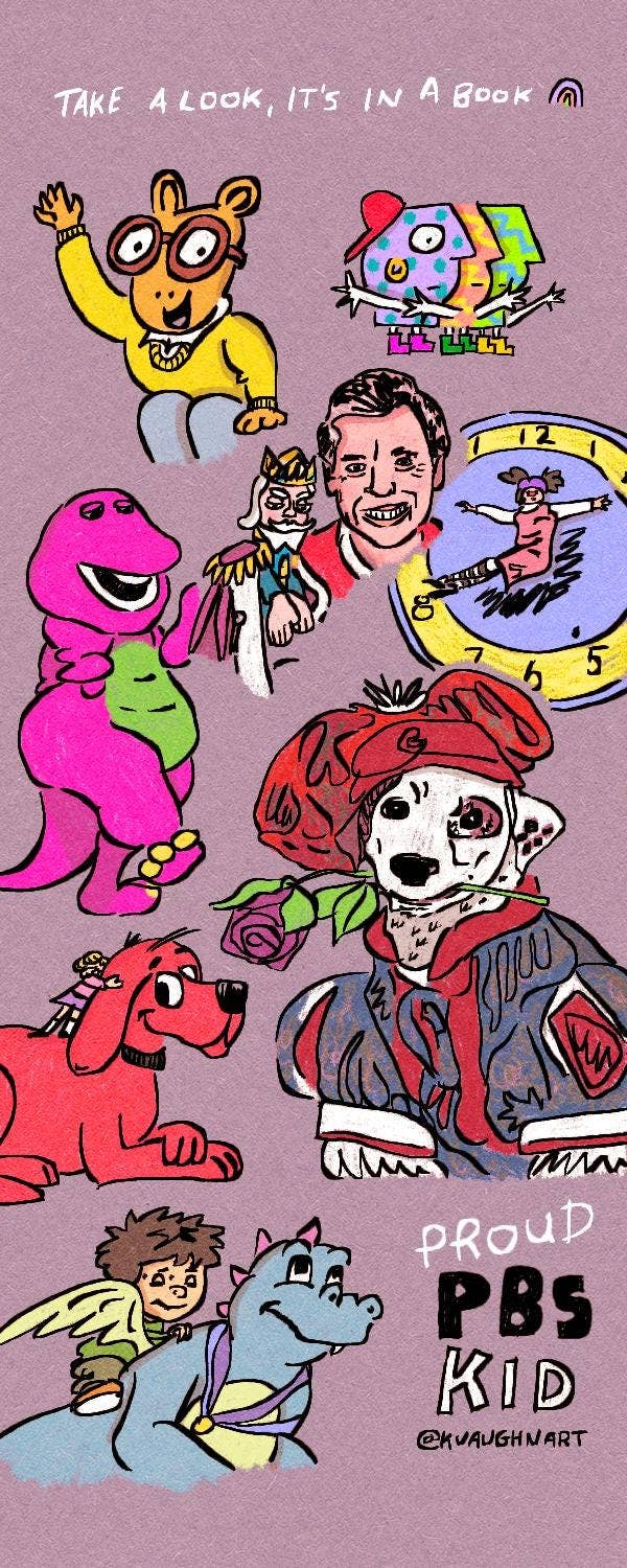 Proud PBS Kid Bookmark