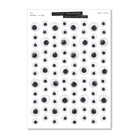 Googly Eyes Sticker Sheet