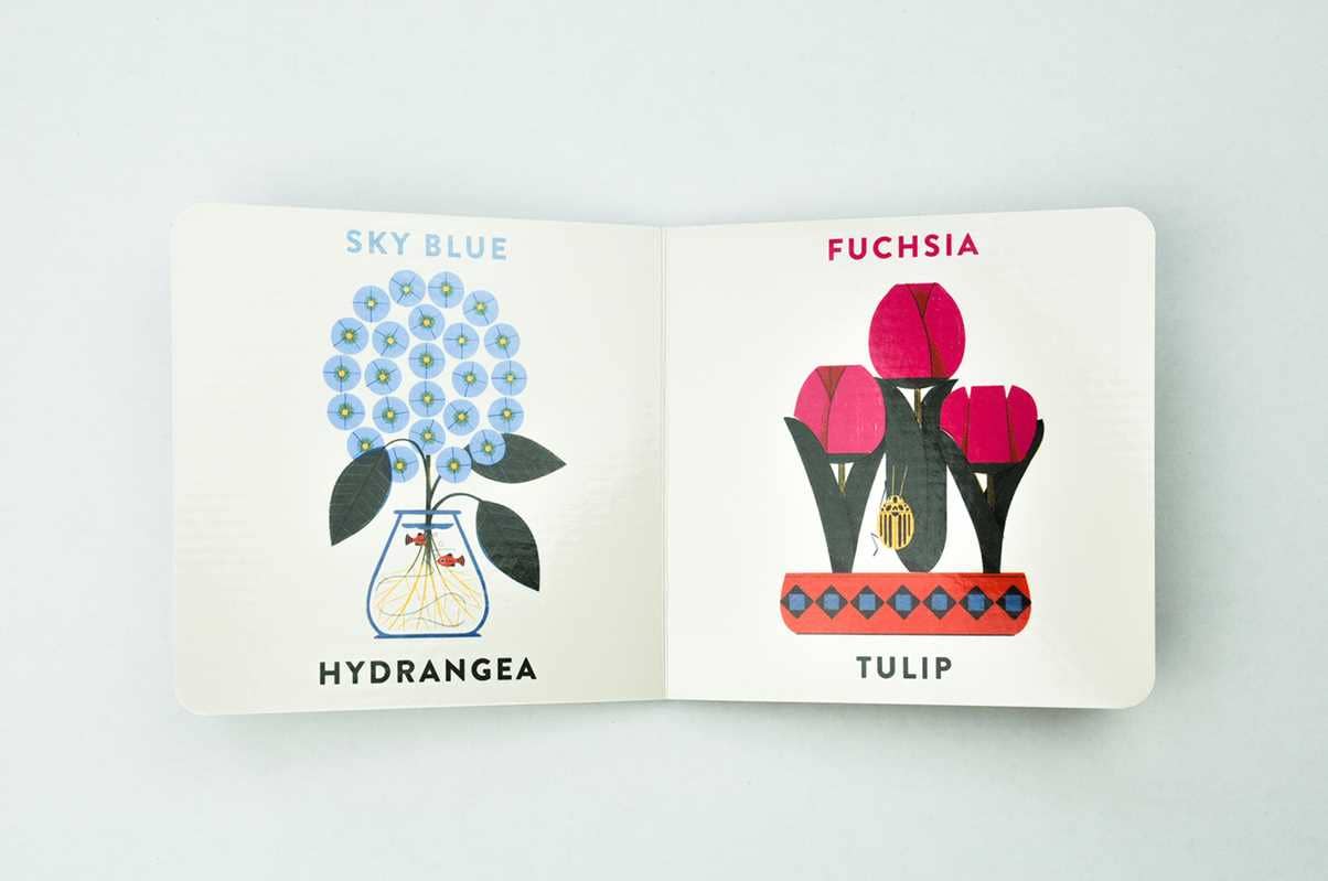 Colors in the Garden board book