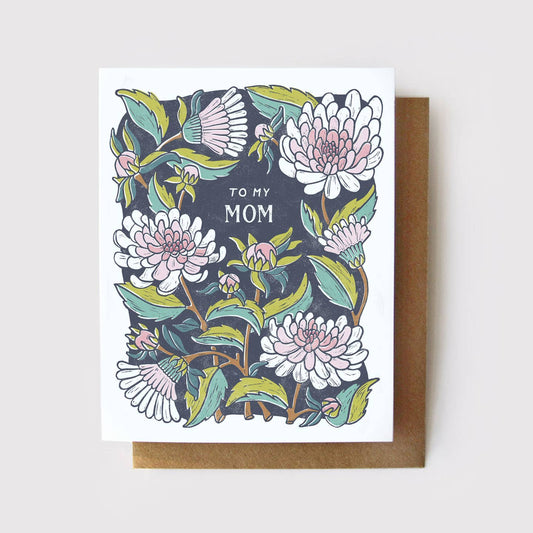 Mother's Day Dahlia card