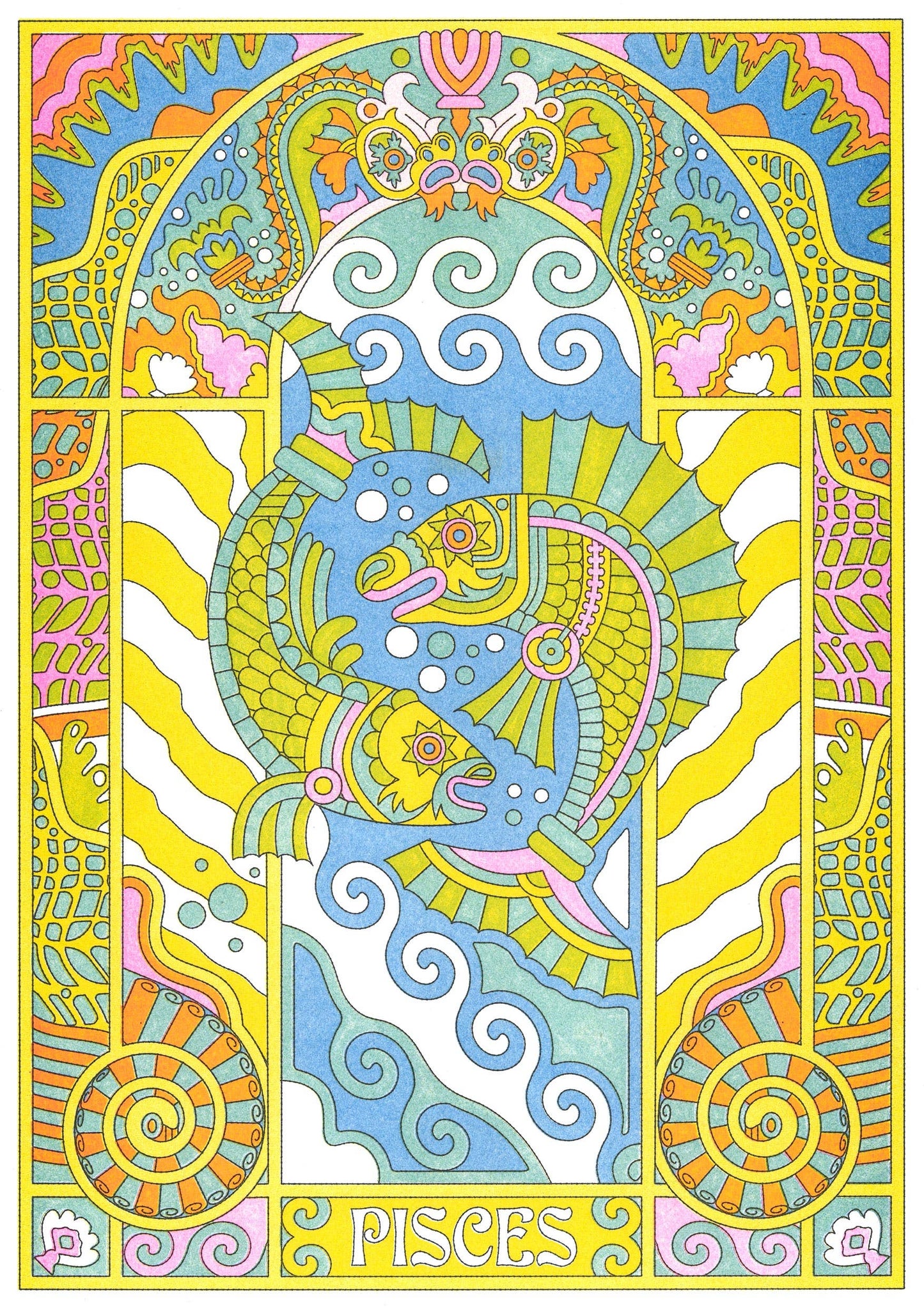 Pisces Astrology print