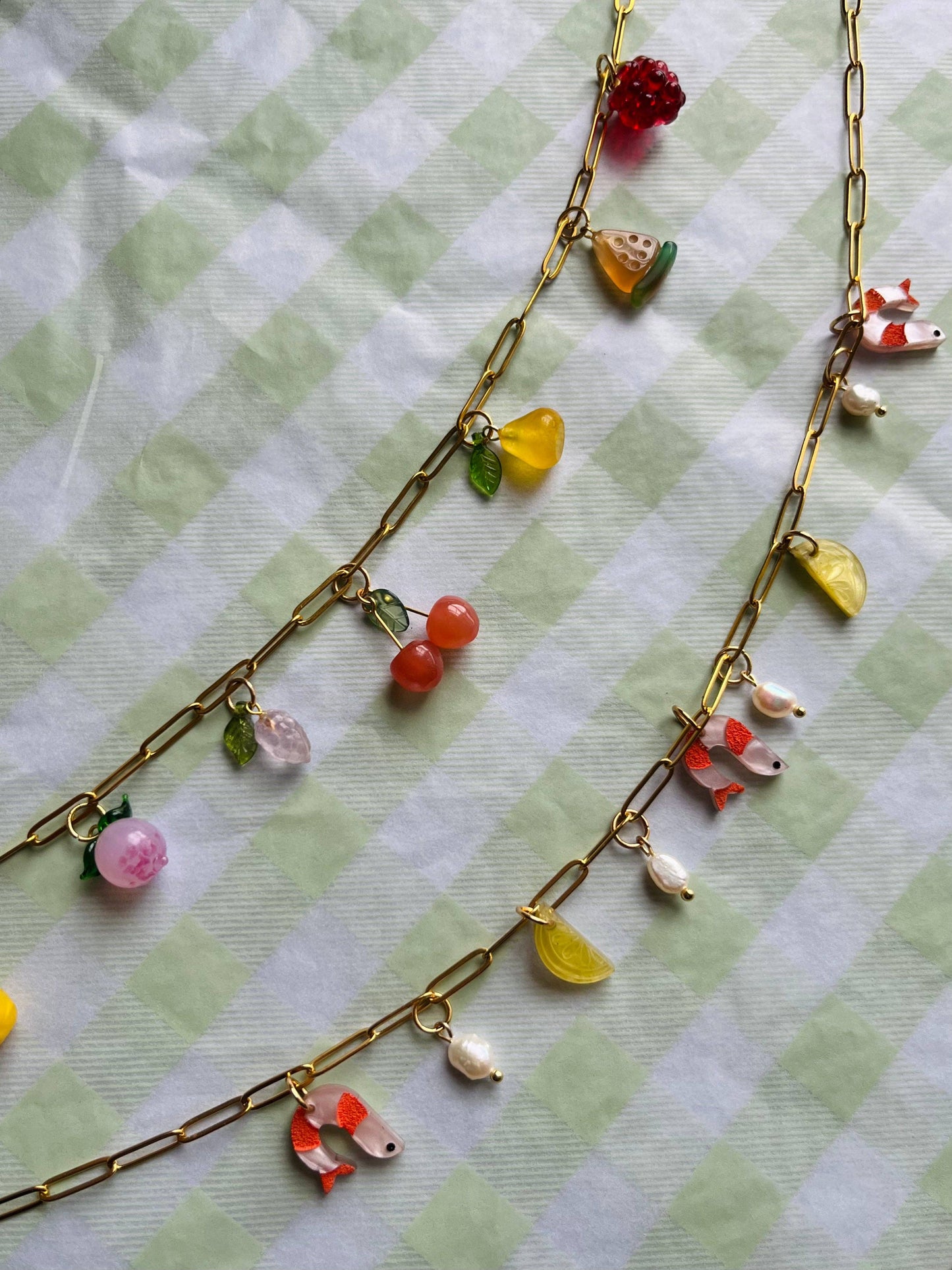 Shrimp Cocktail Necklace