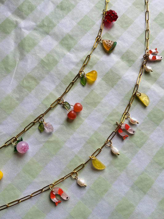 Shrimp Cocktail Necklace