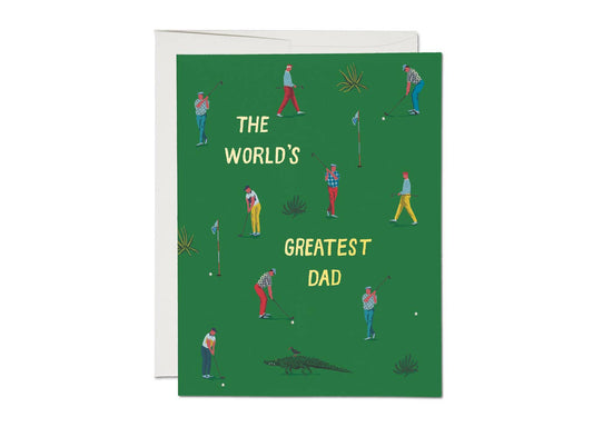 Greatest Golf Dad card