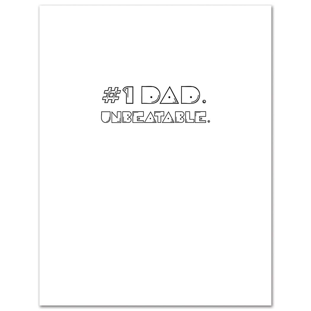 Pacman Father's Day card