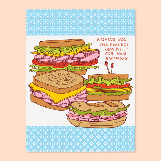 Sandwich Birthday Card