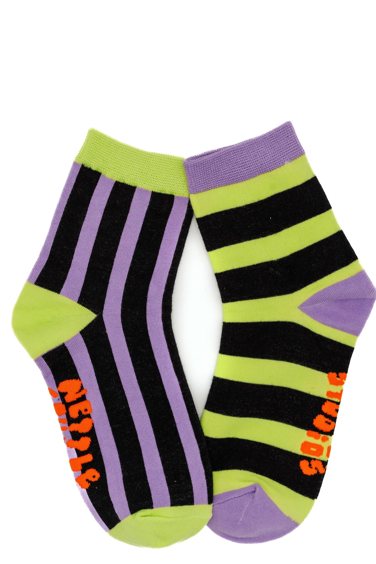 Halloween Witch Stripe Socks