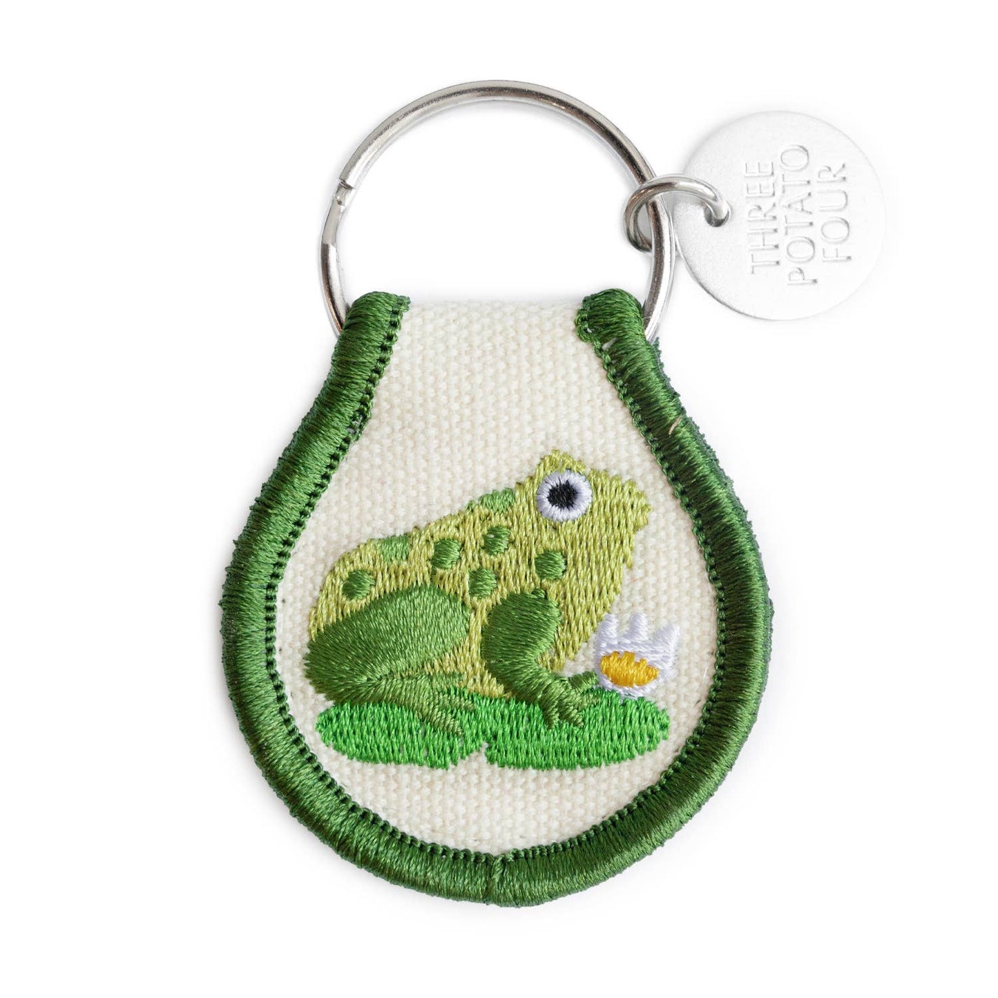Frog Patch Keychain