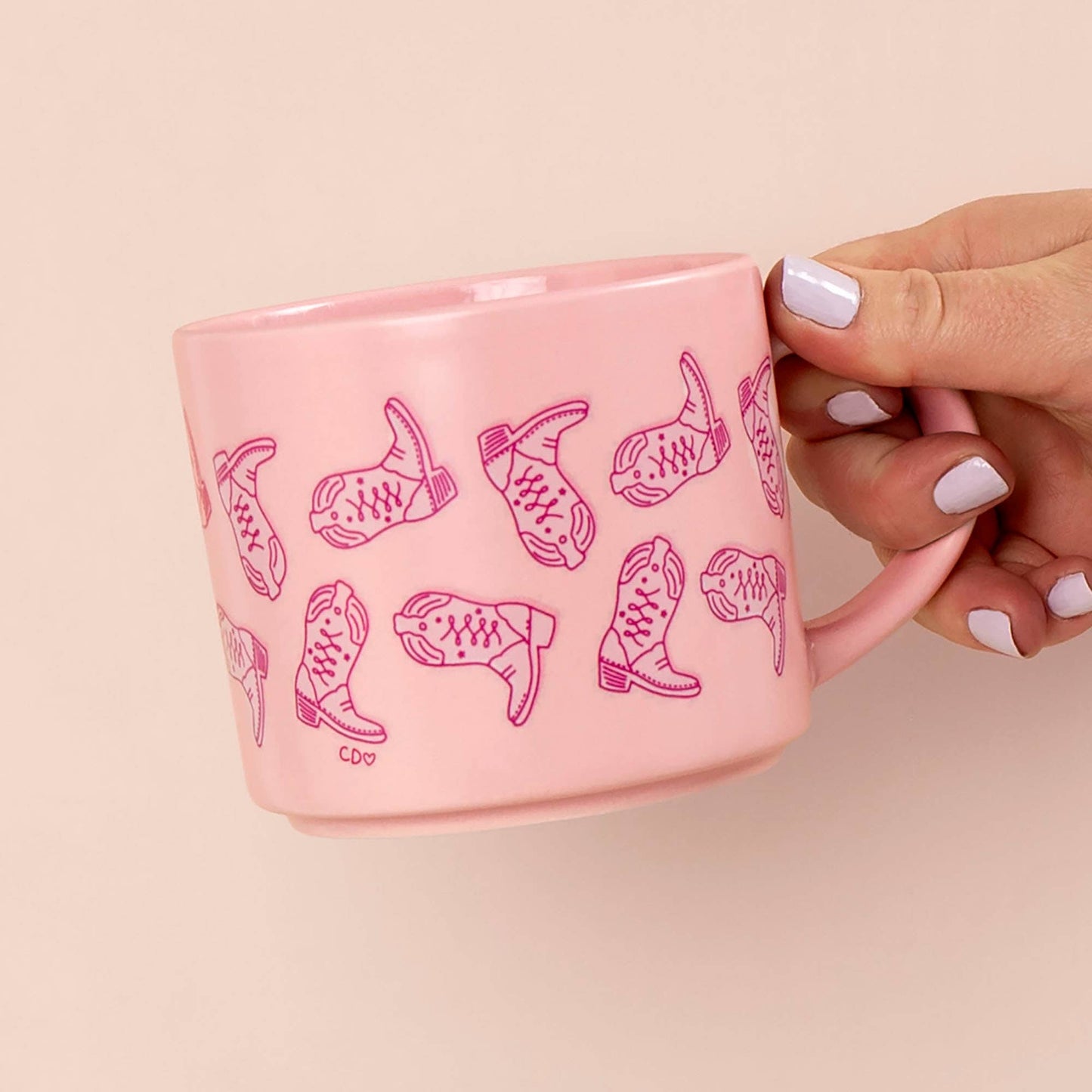 Pink Cowgirl Boots Mug