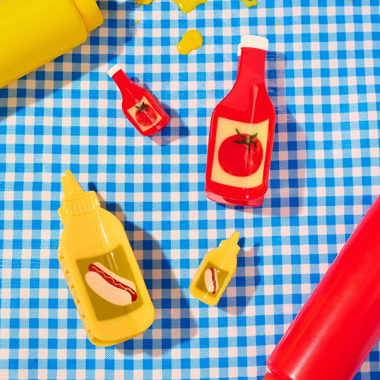 Mini Mustard Hair Claw Clip