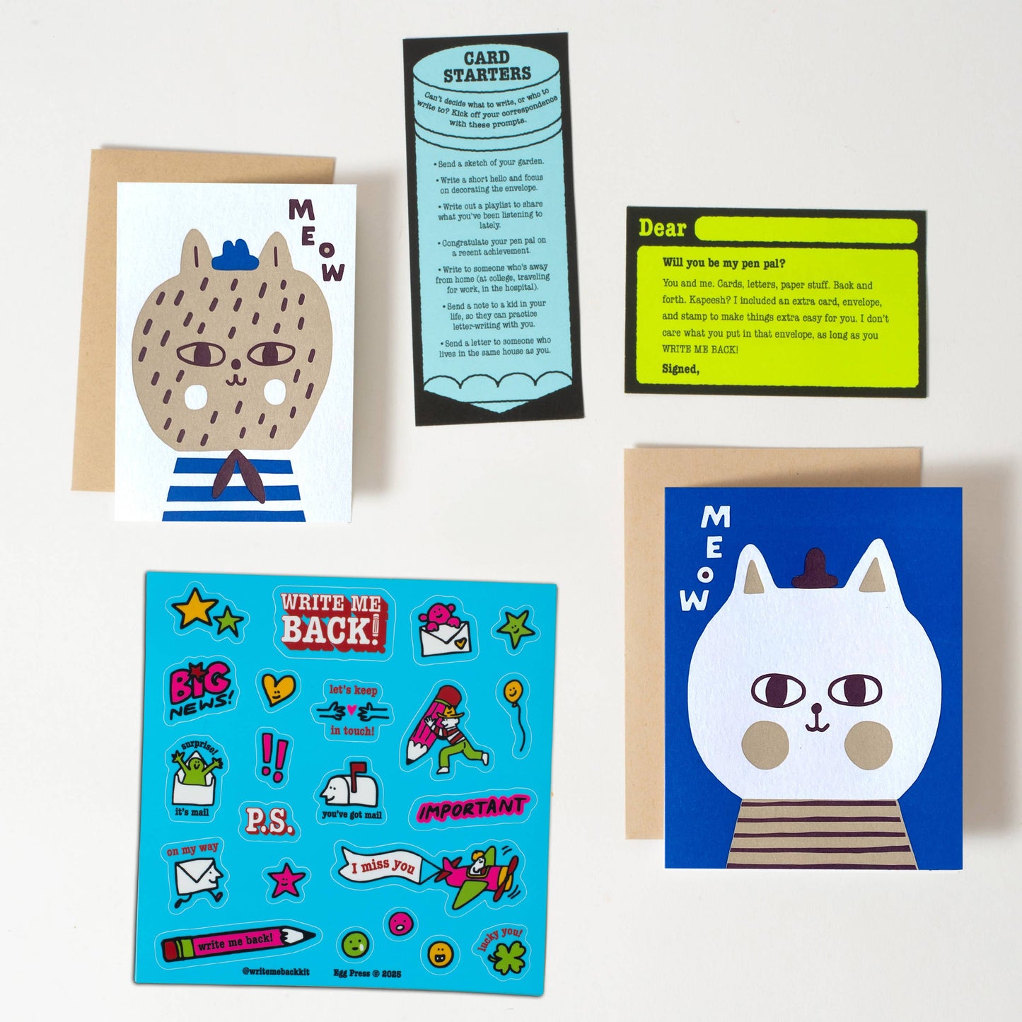 Cats Meow Pen Pal Kit