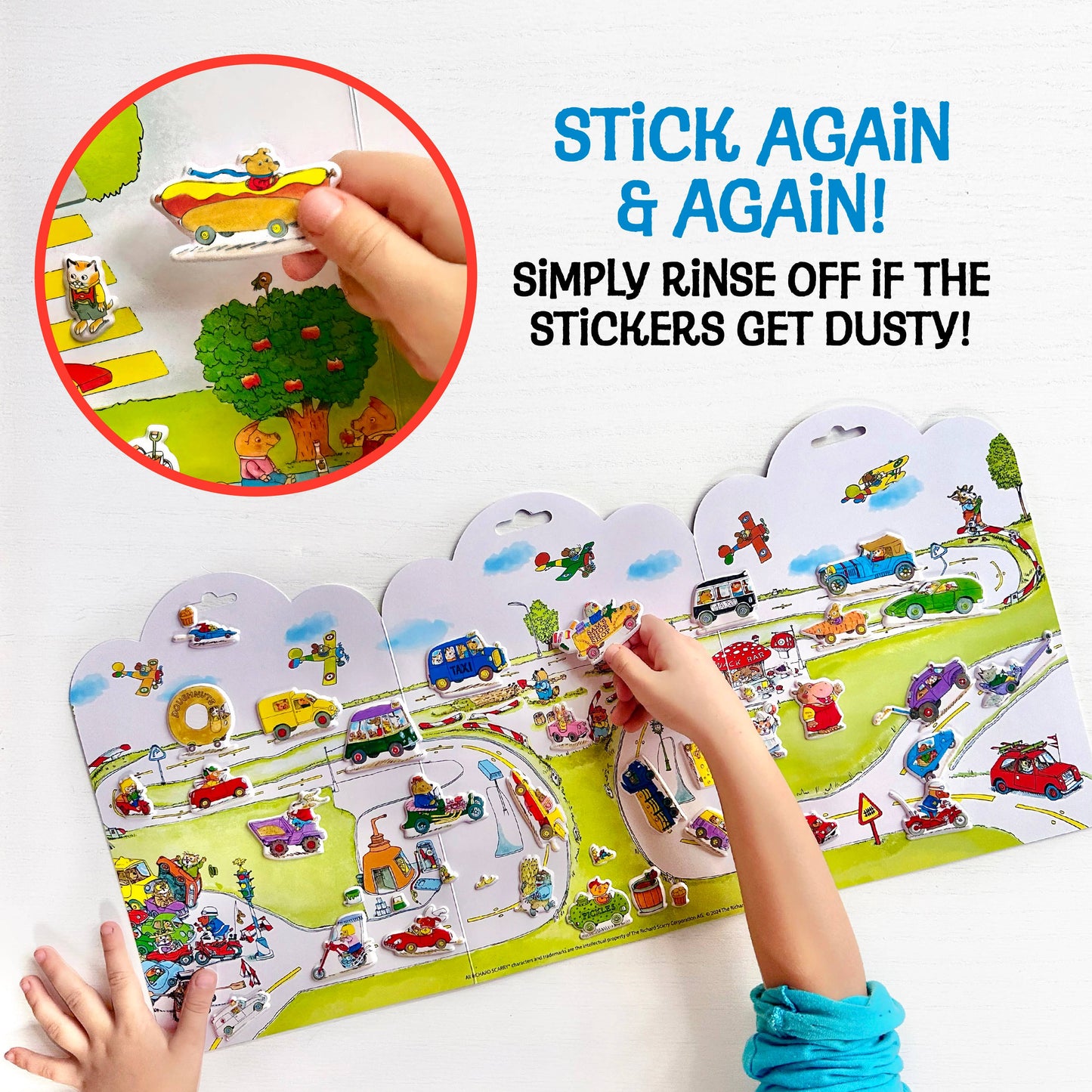 Richard Scarry's Puffy Sticker Play Set