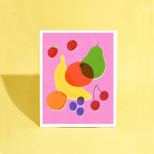 Retro Fruit 11x14"