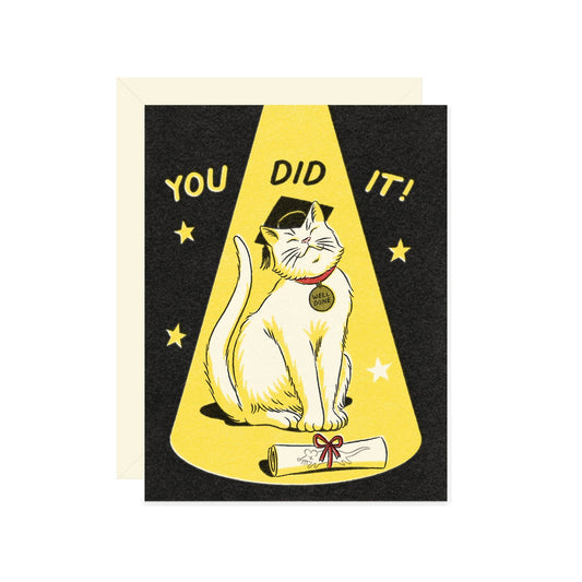 You Did It Graduation card