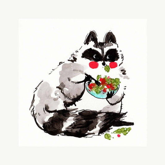 Havin' a Salad print
