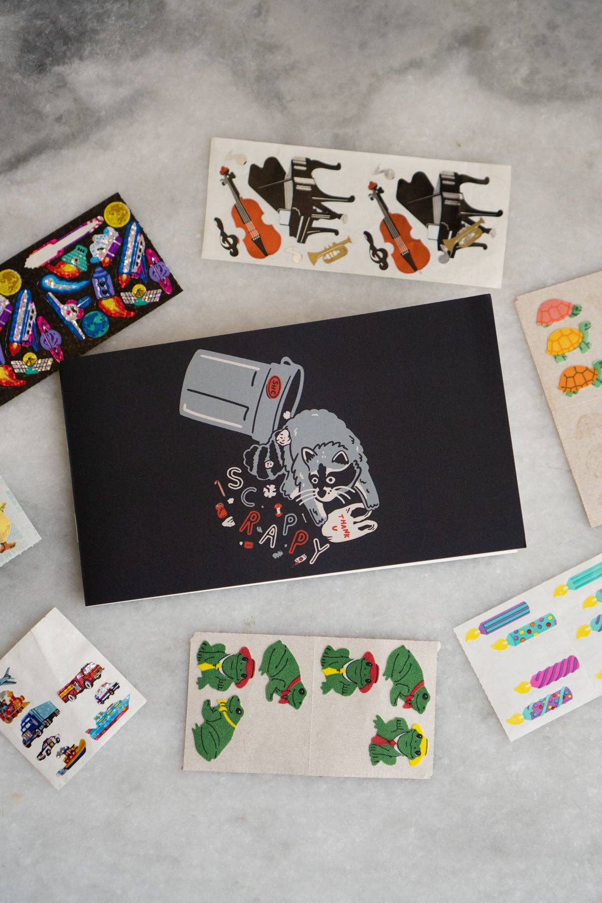 Scrappy Raccoon Pocket Sticker Book