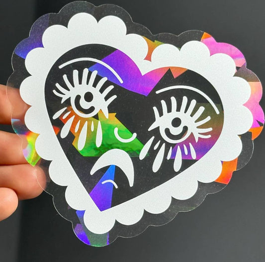 Crying Heart Suncatcher