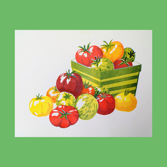 Tomato Basket print