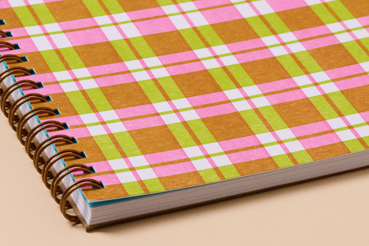 Gingham Picnic Spiral Notebook