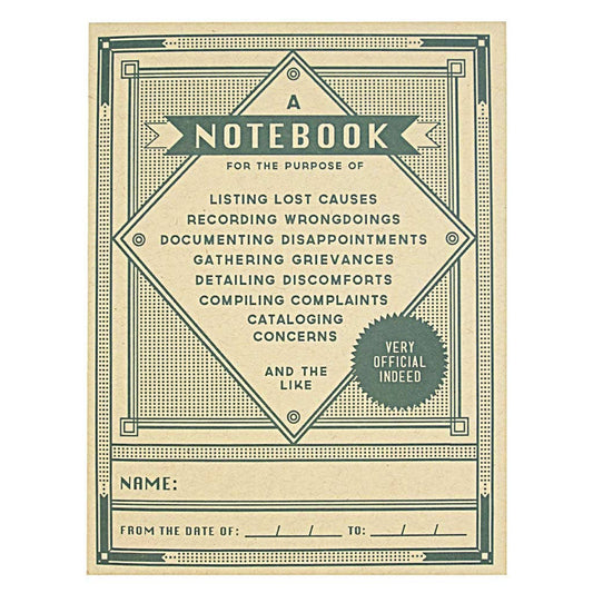 Documenting Disappointments Notebook