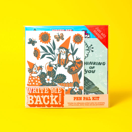 Strawberry + Crow Pen Pal Kit