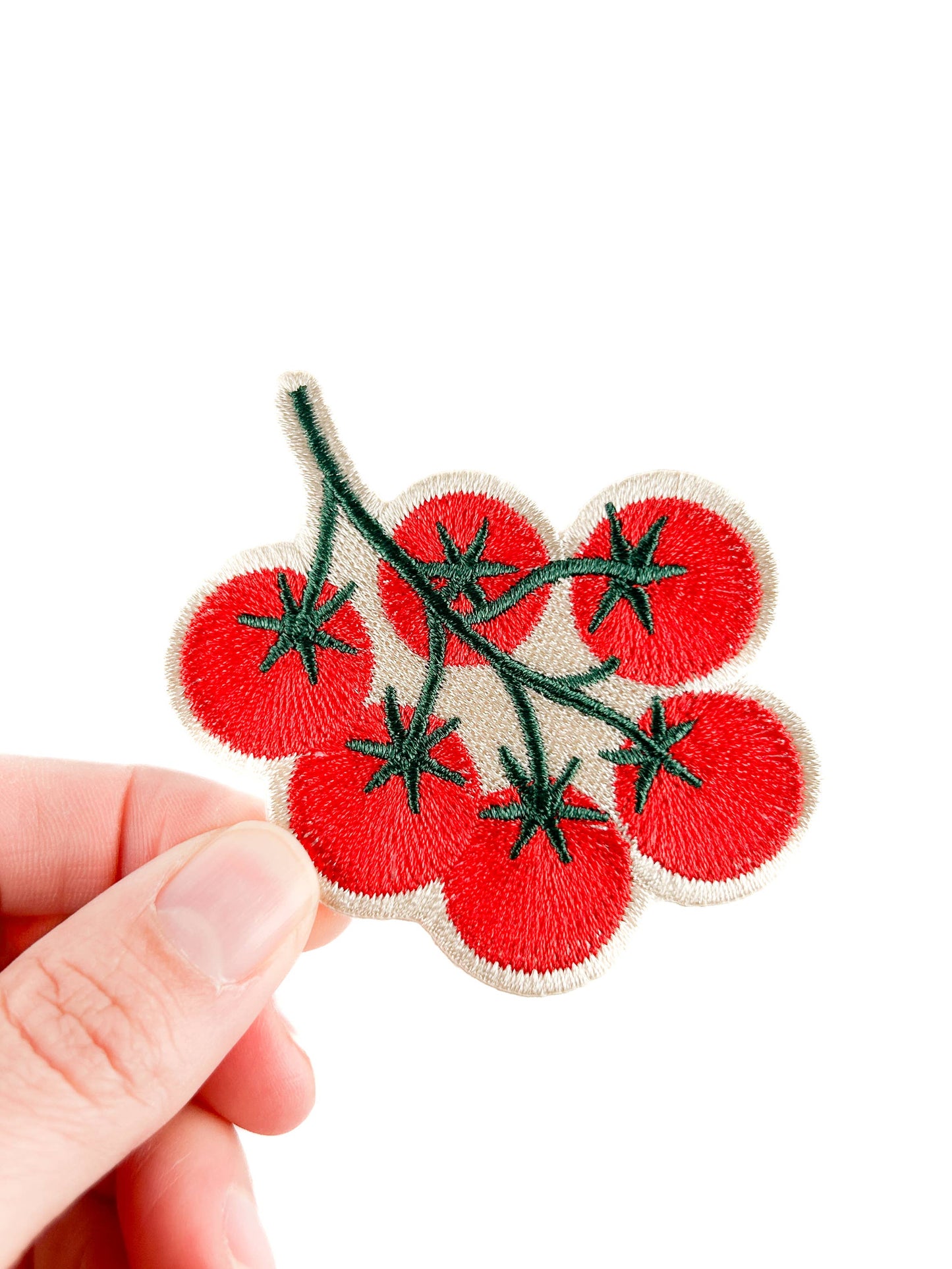 Tomato Vine Embroidered Patch