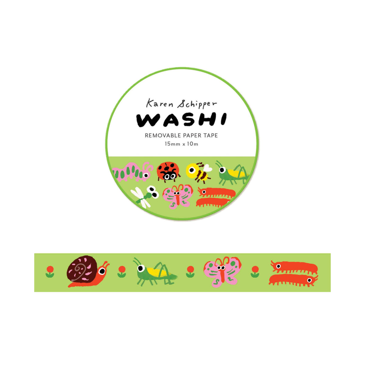 Cute Bugs Washi Tape