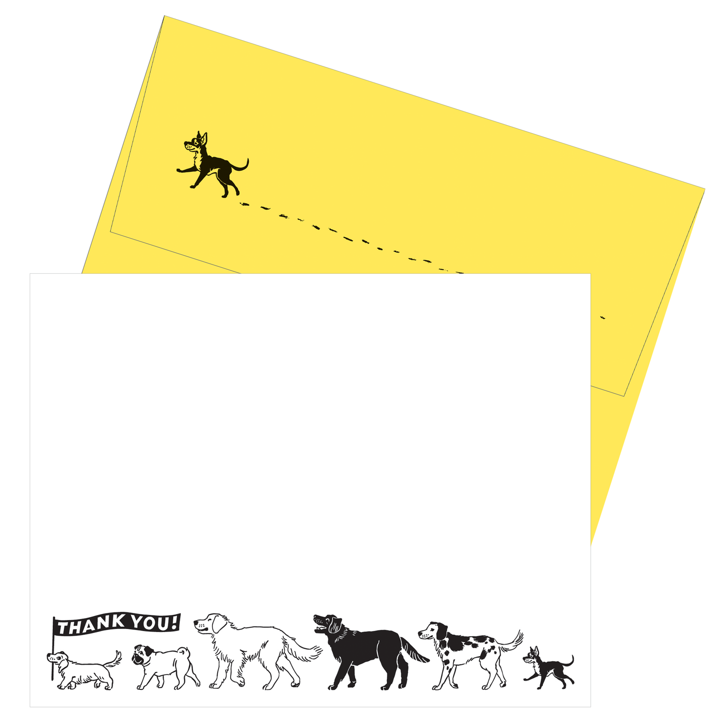 Dog Parade Notecard Set