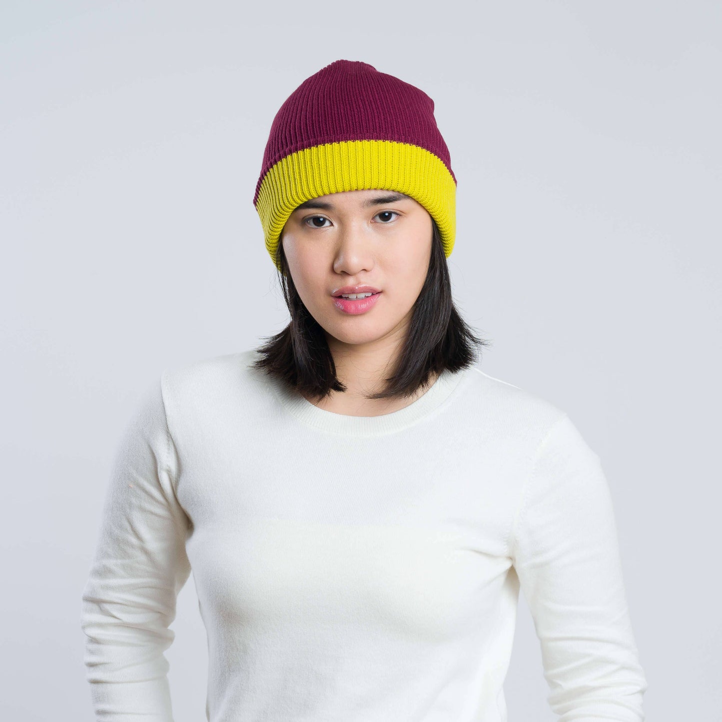 Ribbed Reversible Knit Hat