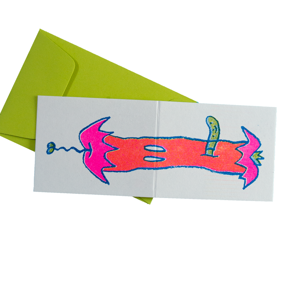Rotten apple mini card