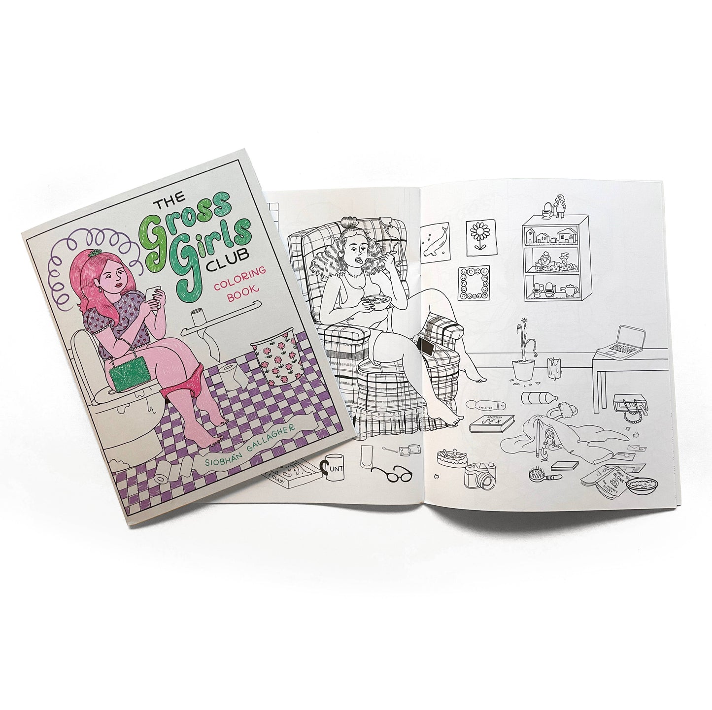 The Gross Girls Club Coloring Book