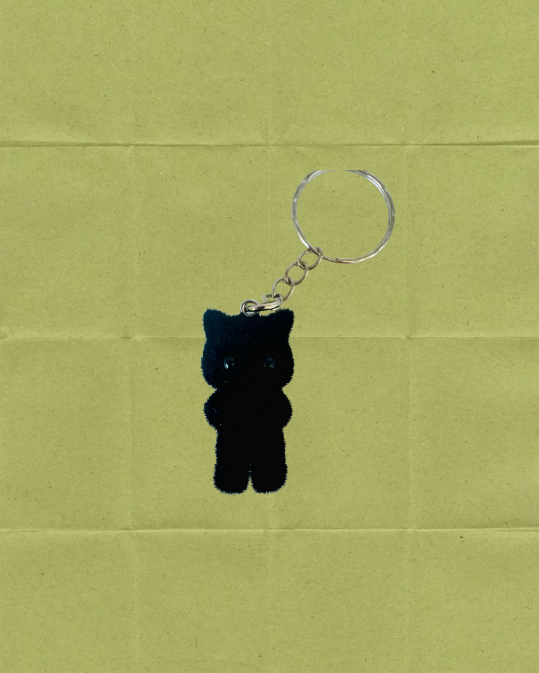Calico Critter Trinket Cat Keychain