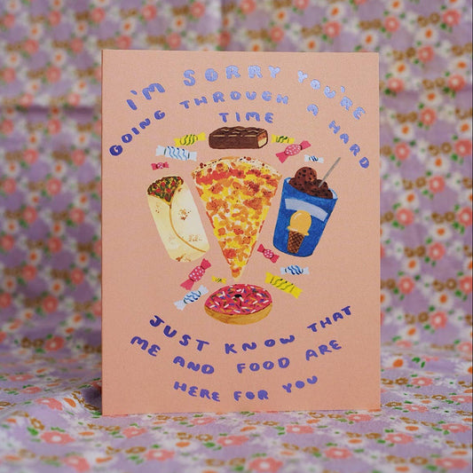Comfort Foods card - Sympathy card