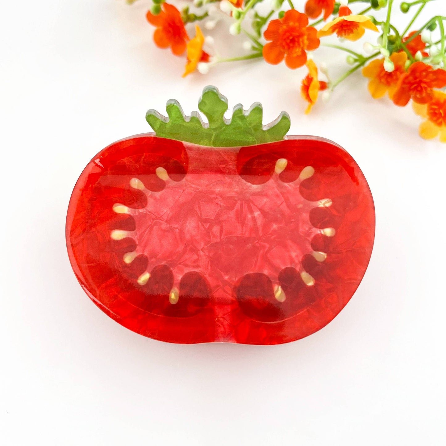 Half Tomato Hair Claw