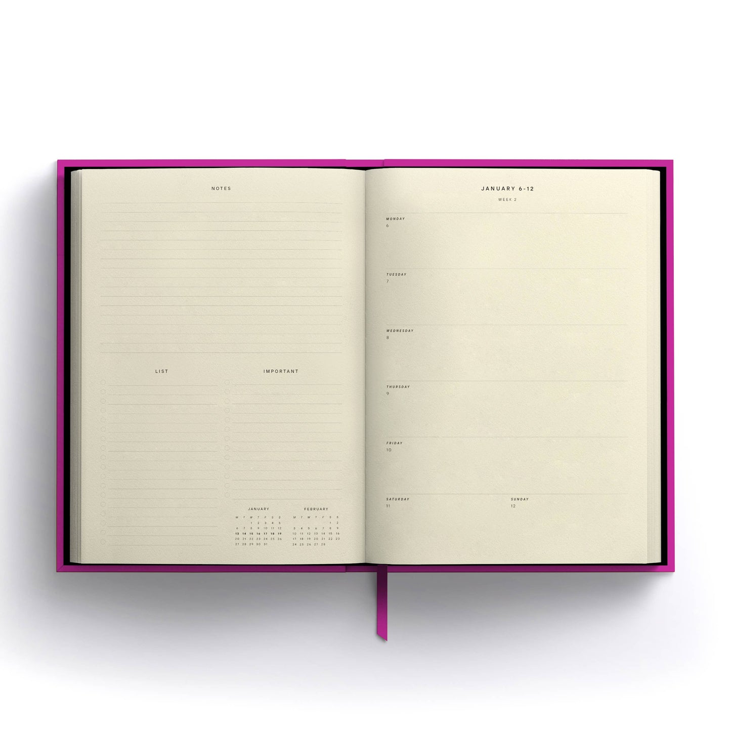 2025 Fuchsia Planner