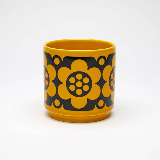 Geo Flower Yellow Plant Pot