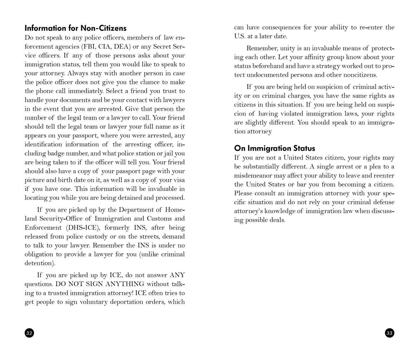 Know Your Rights: Protect Yourself and Your Community Zine