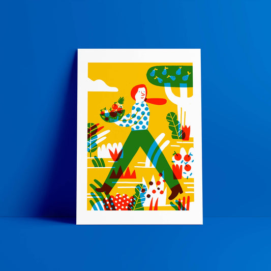 Fresh Fruit A4 Print