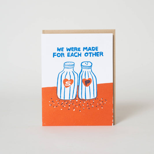 Salt and Pepper Love card