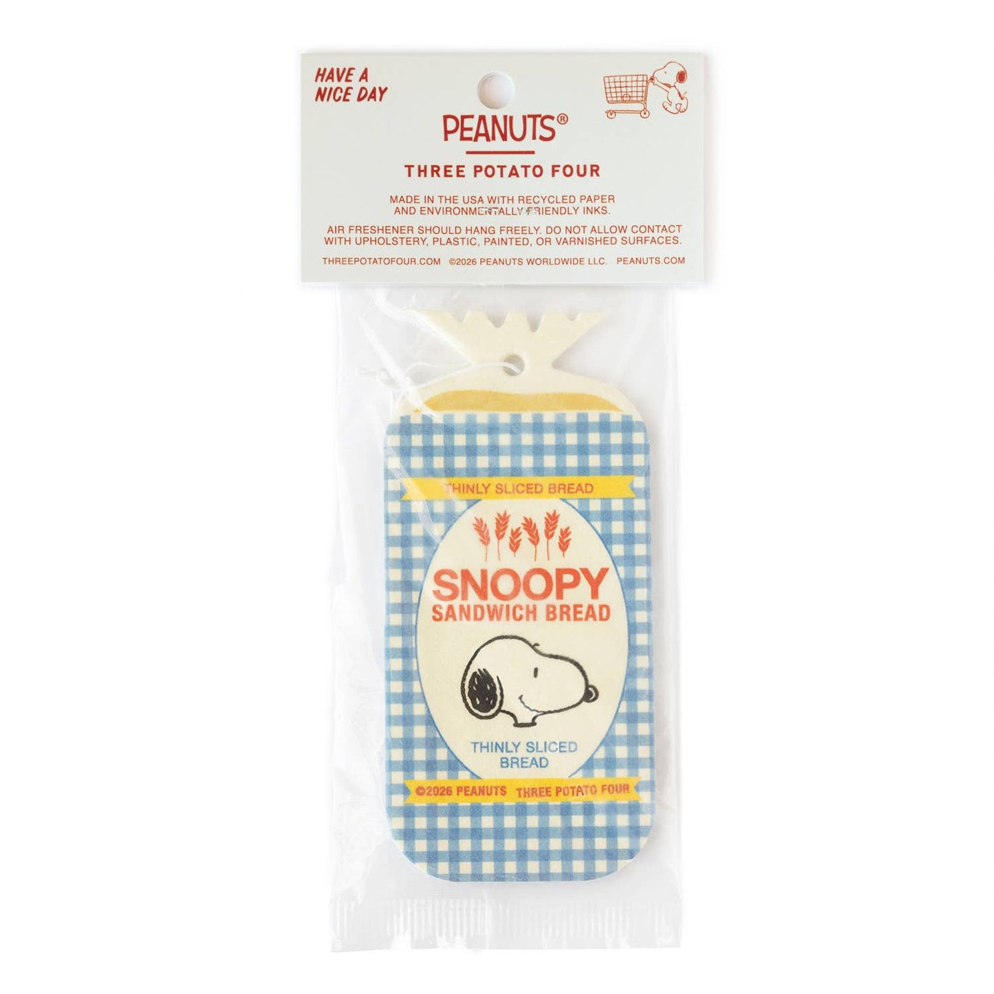 Snoopy Bread Air Freshener