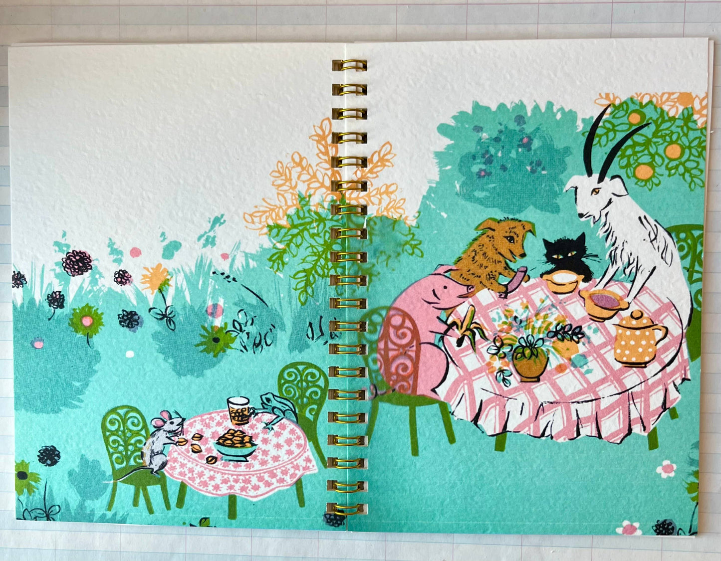 Garden Party Blank Notebook