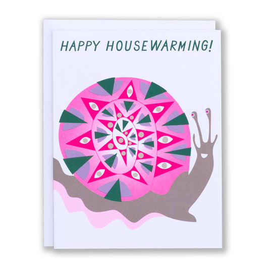 Housewarming Snail card