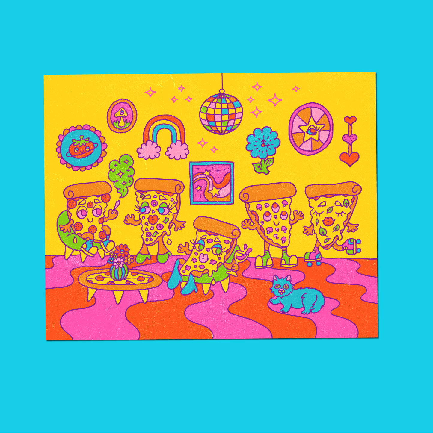 Pizza Party Print