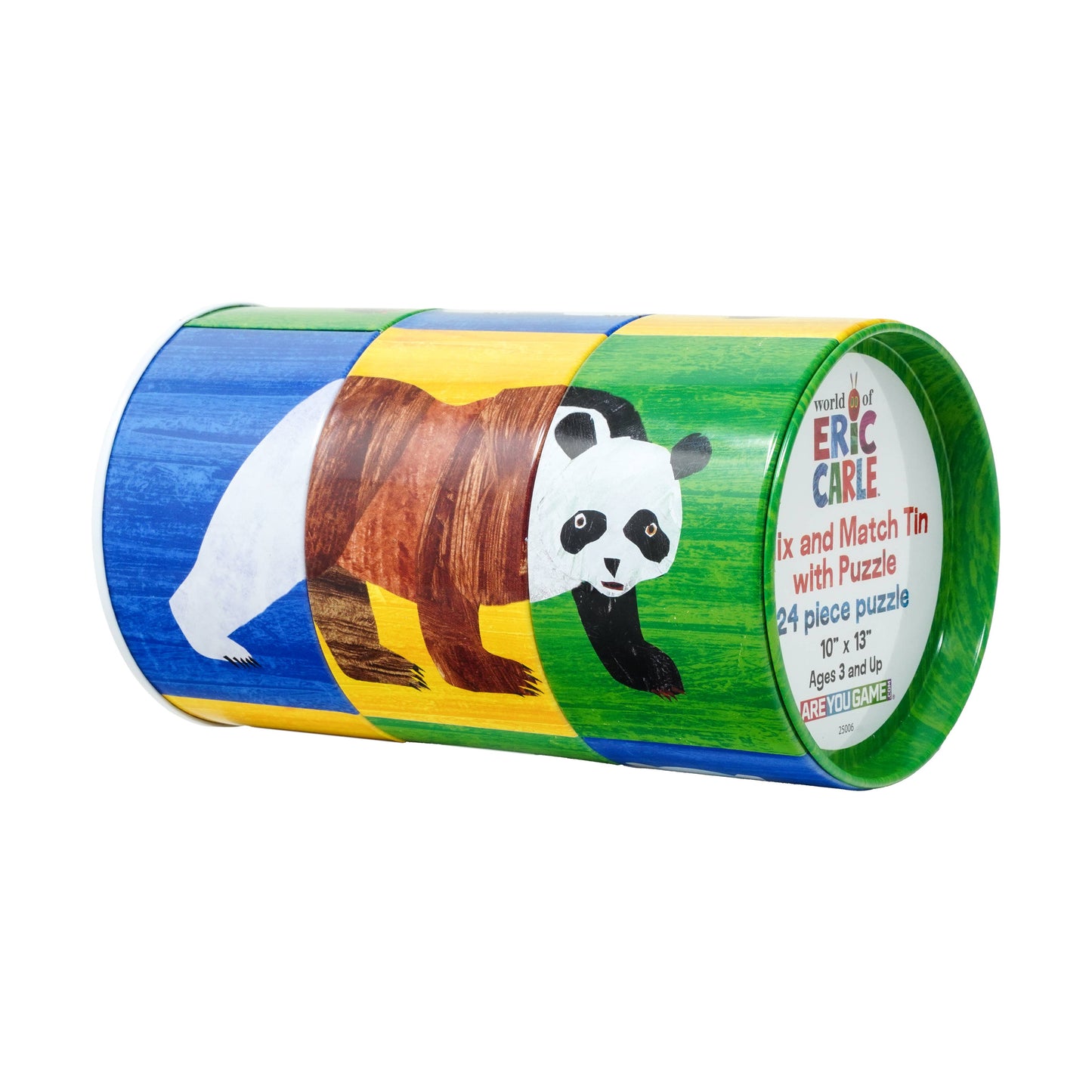 Eric Carle Bears Mix and Match Tin with Puzzle